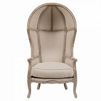 кресло с капюшоном versailles chair бежевый лен в Сыктывкаре