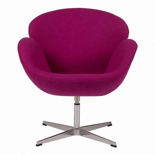 кресло swan chair лиловое в Сыктывкаре