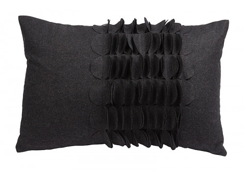подушка с объемным узором giselle dark gray в Сыктывкаре