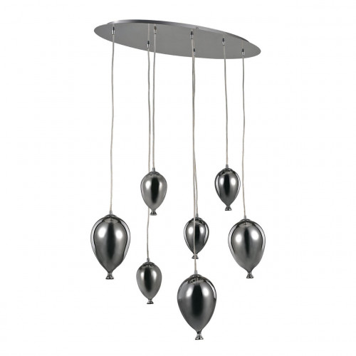 подвесная люстра ideal lux clown sp7 cromo в Сыктывкаре