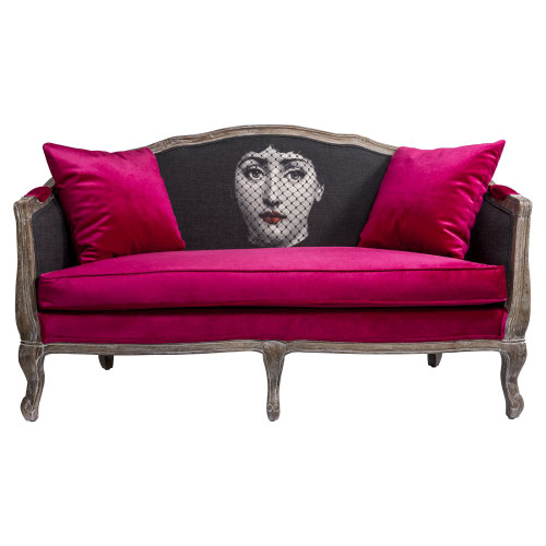 диван «вуаль руж» fornasetti прямой розовый в Сыктывкаре