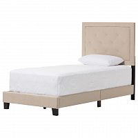 кровать paris linen upholstered beige 90х200 в Сыктывкаре