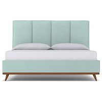 кровать двуспальная 180х200 голубая carter sky в Сыктывкаре