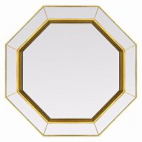 зеркало золотое венецианское восьмиугольное espresso gold в Сыктывкаре