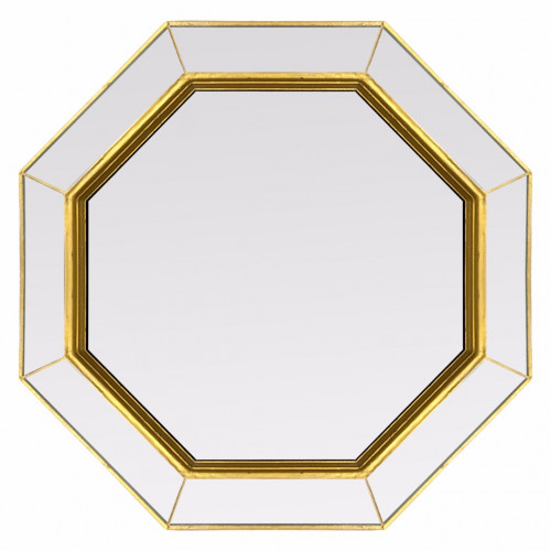 зеркало золотое венецианское восьмиугольное espresso gold в Сыктывкаре