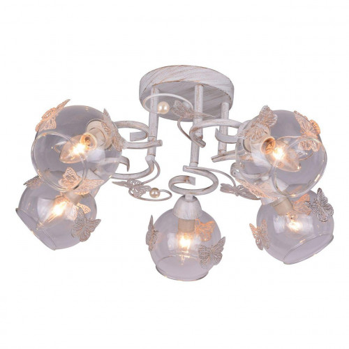 потолочная люстра arte lamp alessandra a5004pl-5wg в Сыктывкаре