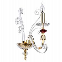 бра crystal lux catarina ap1 gold/transparent-cognac в Сыктывкаре