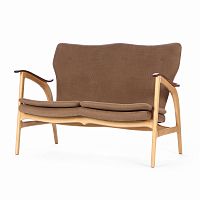 диван fauteuil прямой коричневый в Сыктывкаре
