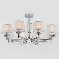 потолочная люстра eurosvet amalfi 60081/8 хром в Сыктывкаре