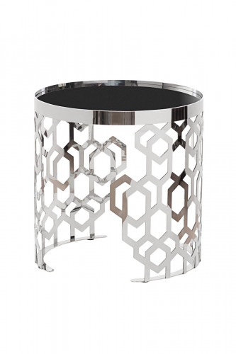 стол журнальный comb silver черный в Сыктывкаре