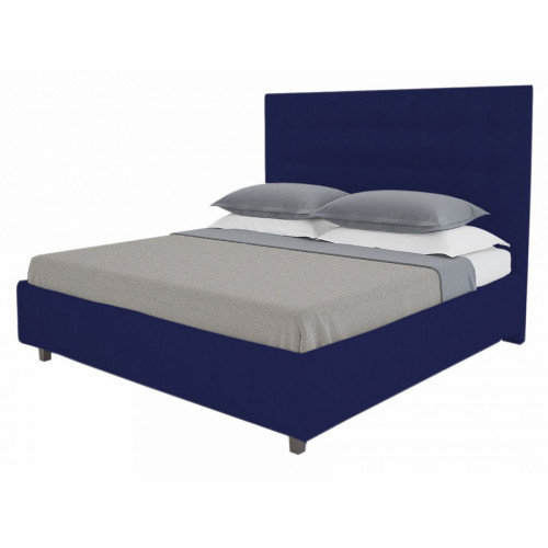 кровать двуспальная 160х200 синяя royal black в Сыктывкаре