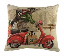подушка с картинкой scooter dogs red в Сыктывкаре