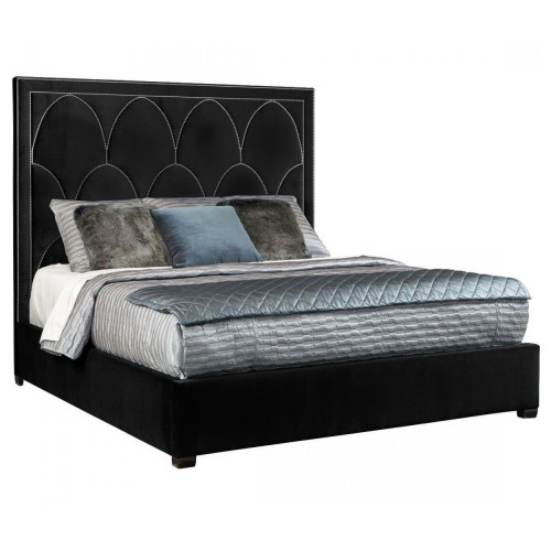 кровать двуспальная 180х200 черная petals queen в Сыктывкаре