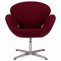 кресло swan chair бордовая в Сыктывкаре