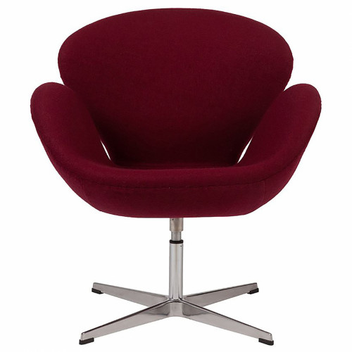 кресло swan chair бордовая в Сыктывкаре