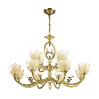 подвесная люстра odeon light piemont 3998/12 белая в Сыктывкаре