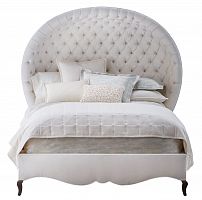 кровать двуспальная 160х200 белая с каретной стяжкой antoinette в Сыктывкаре