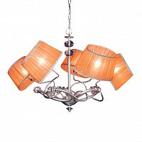 люстра 6900/5 00 v2568 от mm lampadari хром/оранжевая в Сыктывкаре