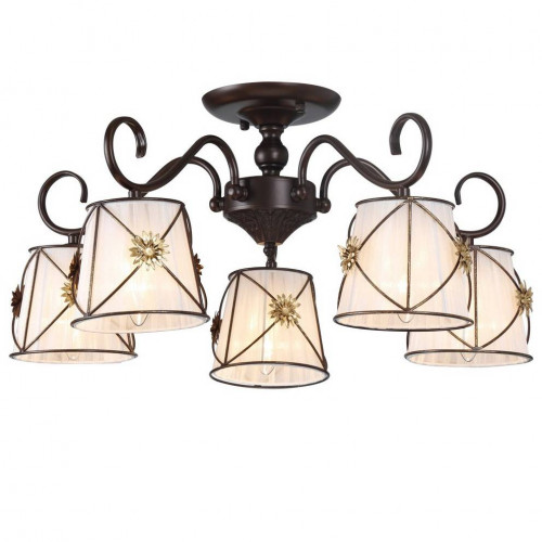 потолочная люстра arte lamp 72 a5495pl-5br в Сыктывкаре