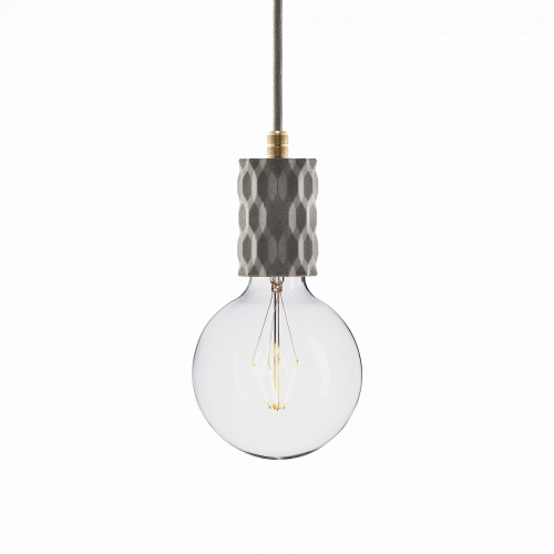 подвесной светильник beton glitter gray brass в Сыктывкаре