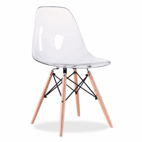 стул деревянный pc-015 прозрачный (eames style) в Сыктывкаре