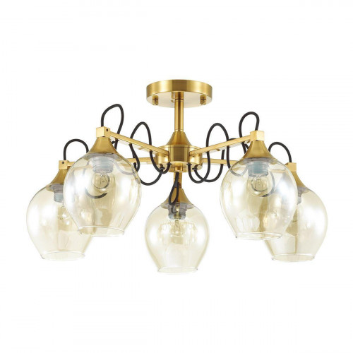потолочная люстра lumion megan 3777/5c желтая в Сыктывкаре