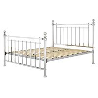 кованая двуспальная кровать 180х200 хром blair в Сыктывкаре