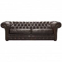 диван gd-pjs06603-pj530 трехместный прямой коричневый в Сыктывкаре