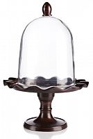 сервировочный поднос с куполом crystal dome dark в Сыктывкаре