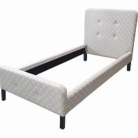 кровать button tufted flannelette 90х200 в Сыктывкаре
