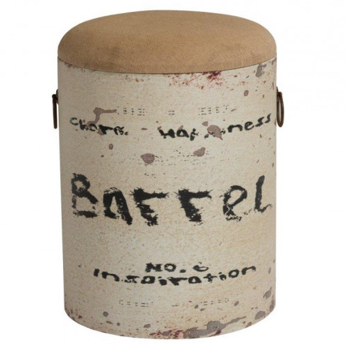 столик-табурет barrel white бежевый в Сыктывкаре