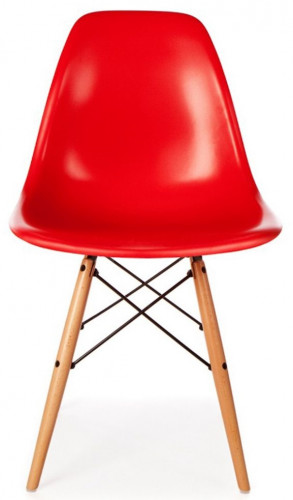 стул классический dsw красный (eames style) в Сыктывкаре