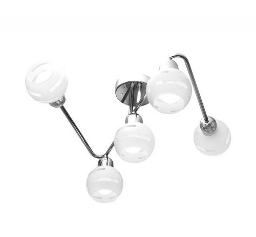 потолочная люстра idlamp agostina 361/5a-whitechrome в Сыктывкаре