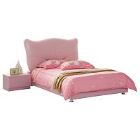 кровать pink leather kitty 120х200 в Сыктывкаре