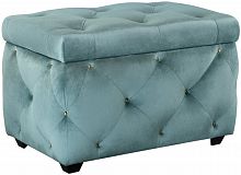 сундук leset classic-е64 велюр yd-25b бирюзовый/ножки пластик в Сыктывкаре