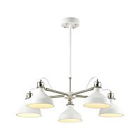 подвесная люстра odeon light lurdi 3331/5 белая в Сыктывкаре