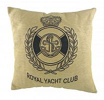 подушка с гербом королевского royal yacht club в Сыктывкаре