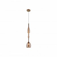подвесной светильник crystal lux lux new sp1 c amber в Сыктывкаре