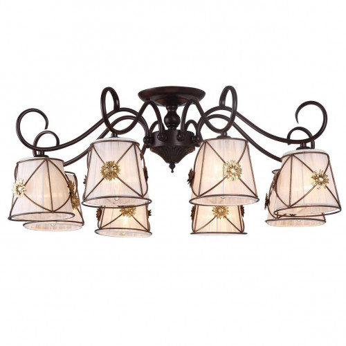 потолочная люстра arte lamp 72 a5495pl-8br в Сыктывкаре