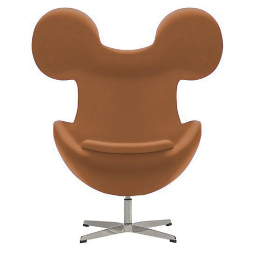 кресло egg mickey бежевое в Сыктывкаре