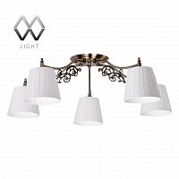 потолочная люстра mw-light моника 372011105 белая в Сыктывкаре