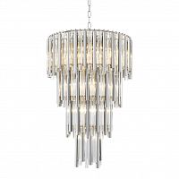 люстра gigi 13 nickel от delight collection прозрачная/никель в Сыктывкаре