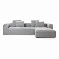 диван blok sofa 3 правый угол светло-серый от la forma (ex julia grup) в Сыктывкаре