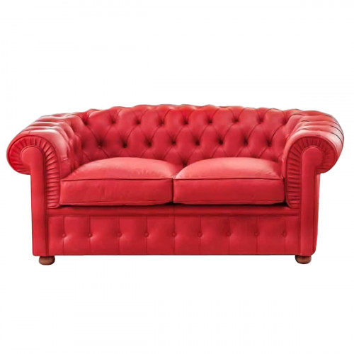 диван честерфилд (chesterfield) прямой красный в Сыктывкаре