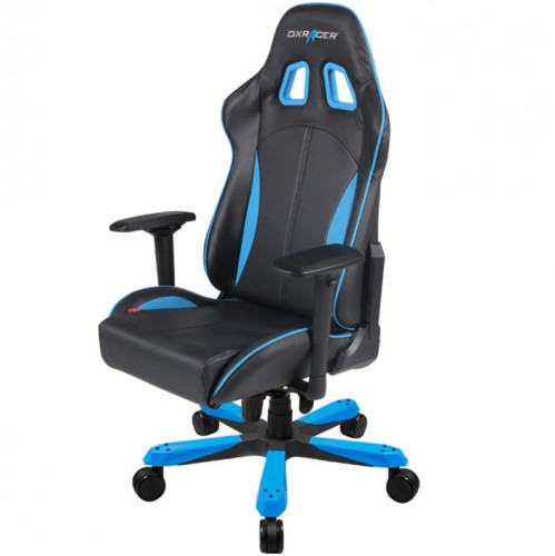 кресло геймерское dxracer king ks57 черно-синее в Сыктывкаре