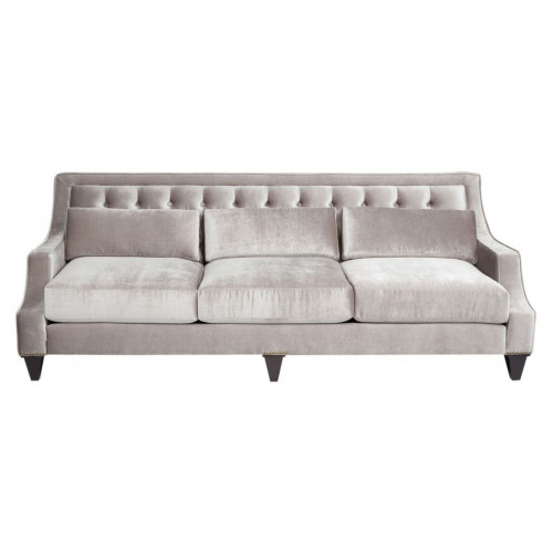 диван tufted прямой серый в Сыктывкаре