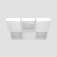 потолочный светодиодный светильник ambrella light orbital crystal sand fs1510 wh/sd 144w d540*540 в Сыктывкаре