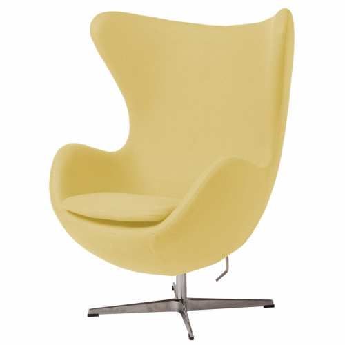 кресло egg chair желтое в Сыктывкаре