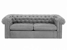 диван chesterfield прямой серый в Сыктывкаре