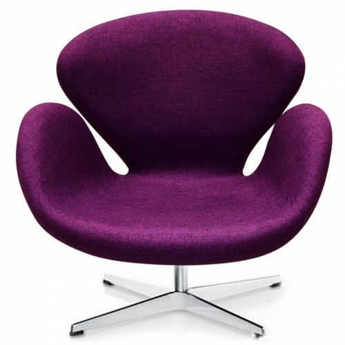 кресло swan chair фиолетовое в Сыктывкаре